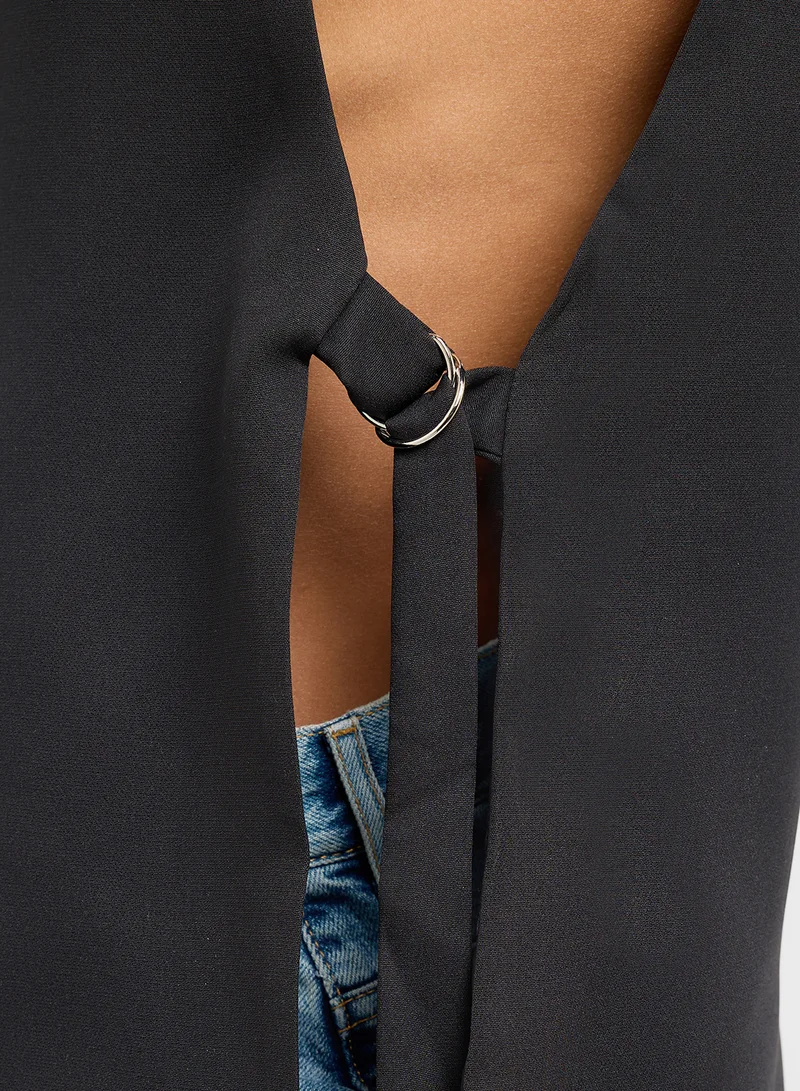 Ginger Longline Button Down Vest