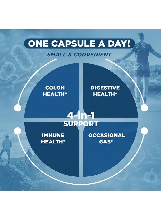 Vital Planet - Vital Flora Men’s Daily Probiotic, 60 Billion CFU, 60 Diverse Strains, 7 Organic Prebiotics, Immune Support, Gas Relief, Digestive Health Shelf Stable Probiotics for Men 60 Capsules - Image 3