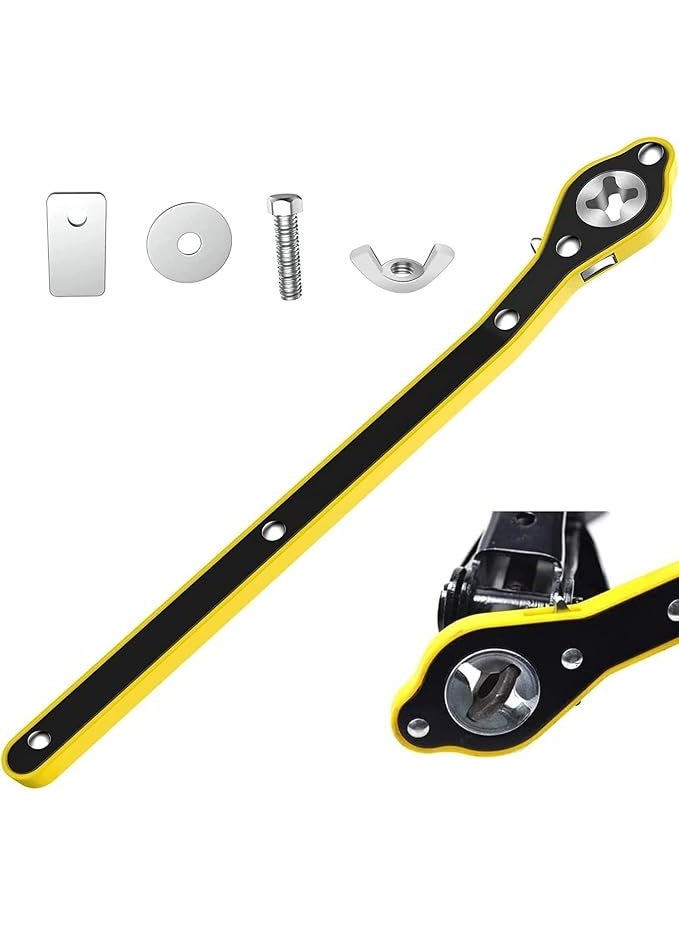 مفتاح كوريك رافعة متين وموفر للجهد - أداة رفع سريعة وعملية - أساسي لسهولة تغيير الإطارات (للسيارات والدفع الرباعي والشاحنات) - Image 3