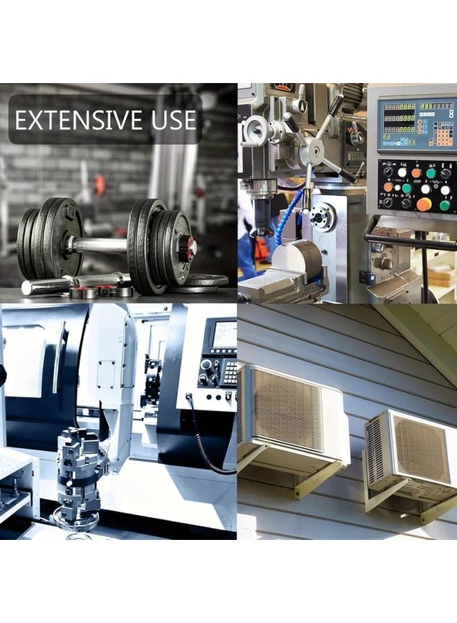 25 قطعة من حشيات المطاط السوداء، قطر خارجي 1 1/2 بوصة، قطر داخلي 1/2 بوصة، وسادات مضادة للاهتزاز - Image 5