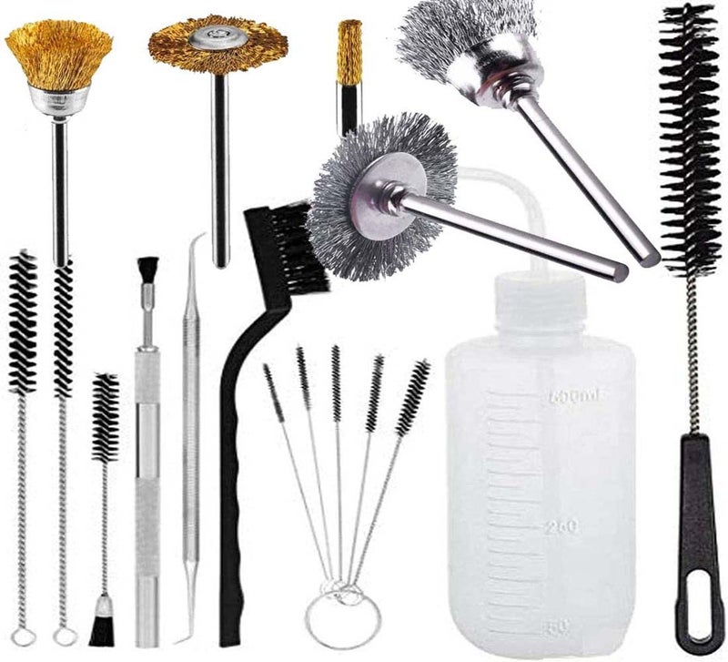 DIY Crafts CTDIYHI50090 Professional Airbrush and Spray Gun Cleaning Kit Complete Set Picks Clean Bottle for Devilbiss Sata Iwata - Image 1