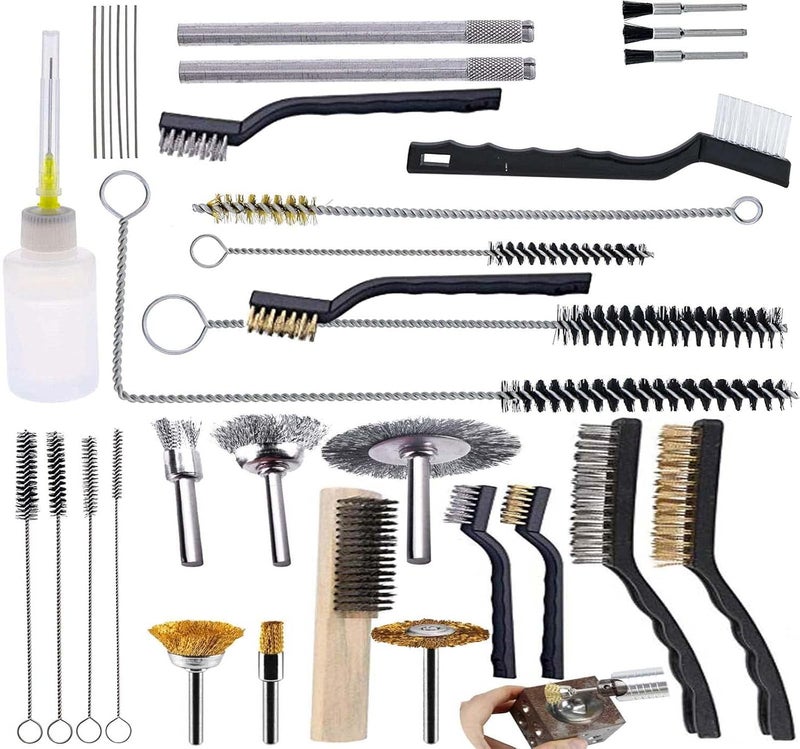 DIY Crafts CTDIYHI50090 Professional Airbrush and Spray Gun Cleaning Kit Complete Set Picks Clean Bottle for Devilbiss Sata Iwata - Image 2