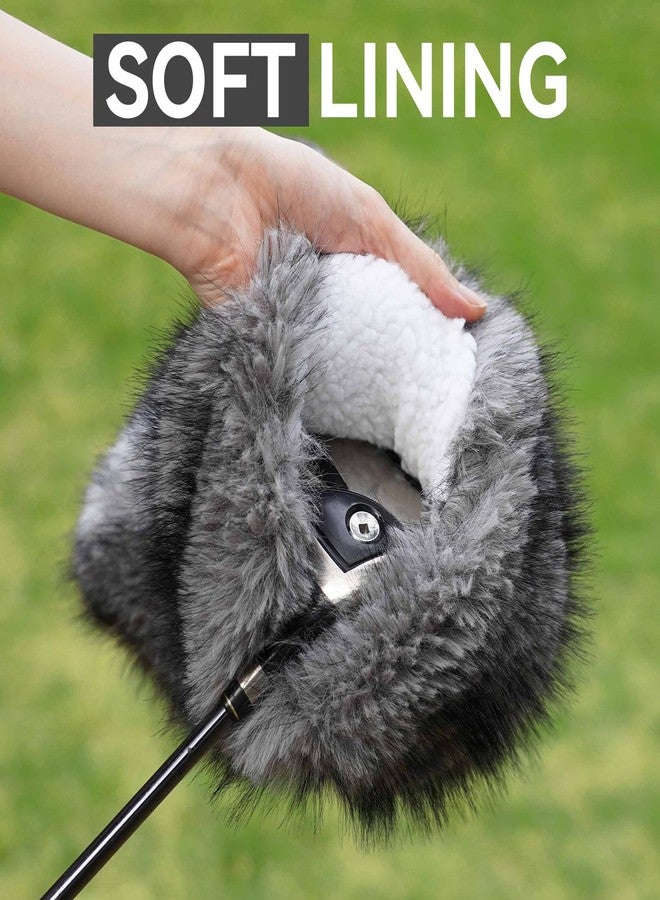 Big Crazy Wolf Golf Head Covers, Animal Driver Headcover, Realistic Animal Design, Soft Lining for Club Protection, Golf Club Covers Fits up to 460CC Driver, Gift for Family and Friends - Image 3
