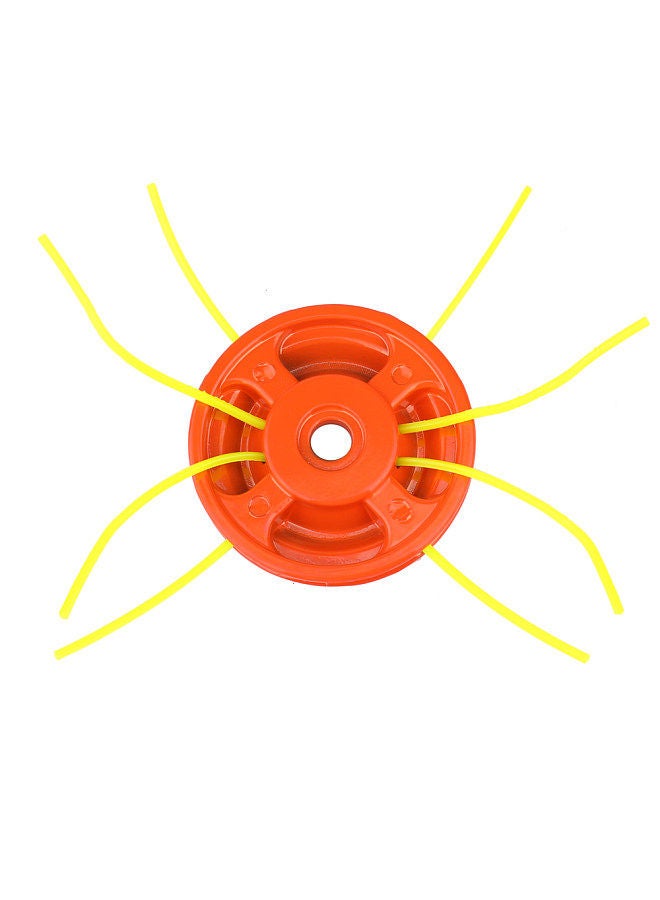 Aluminum Grass Trimmer Top Brush Cutter Tops Strimmer Lawn Mower Accessory with 4 Trimmer Ropes  - Image 1