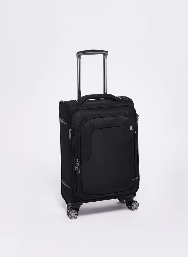 it Solid Softcase Trolley Bag with Retractable Handle