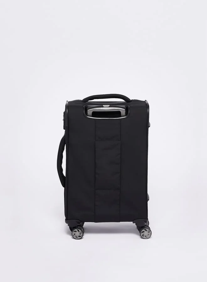 it Solid Softcase Trolley Bag with Retractable Handle