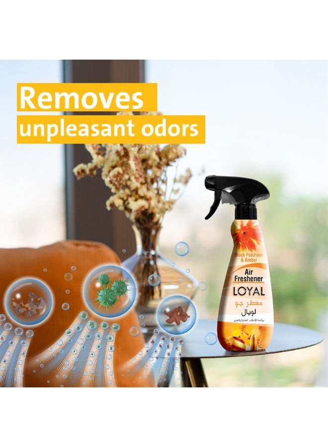 loyal Air Freshener Black Patchouli & Amber - 450 ml - Image 3
