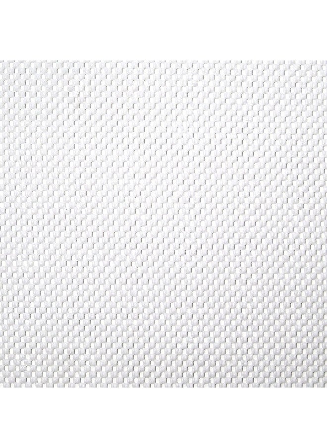 Non Slip Repositionable Design Shelf Liner White 20  x 48 Inch 04F-C6O52-06