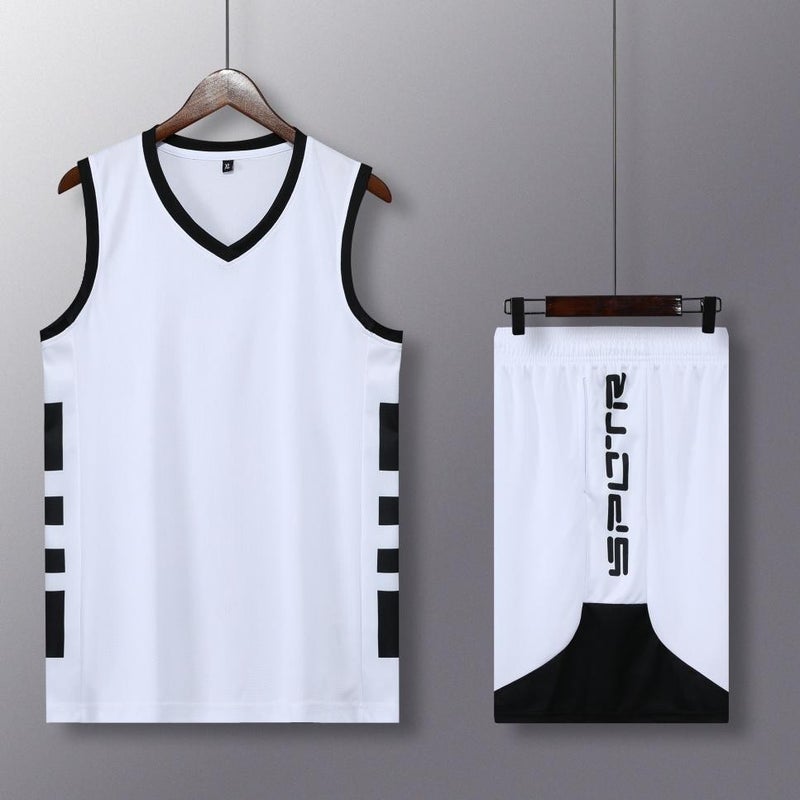 Summer Breathable Men'S Quick-Drying Competition Jersey Training Team Uniform Vest Printable Basketball Uniform Set - Image 3