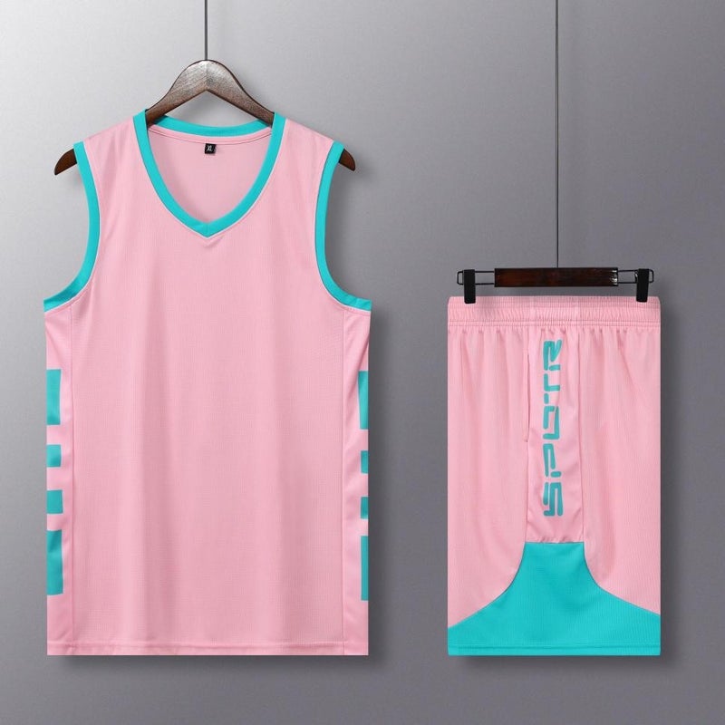 Summer Breathable Men'S Quick-Drying Competition Jersey Training Team Uniform Vest Printable Basketball Uniform Set - Image 5