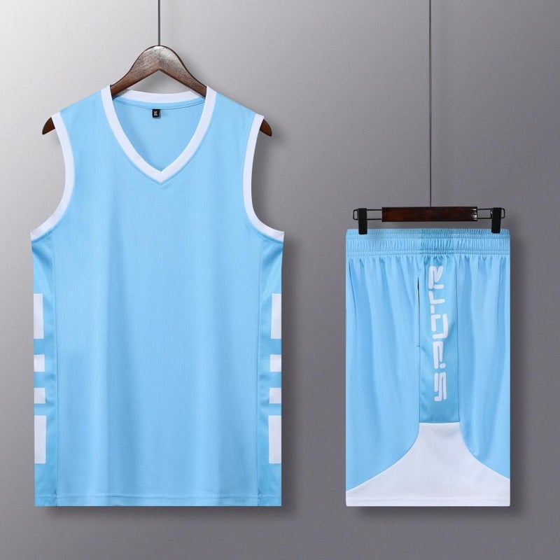 Summer Breathable Men'S Quick-Drying Competition Jersey Training Team Uniform Vest Printable Basketball Uniform Set - Image 2