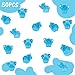 HOMICO 50 Pieces Mini Blue Elephant Animals Luminous Tiny Resin Animals Mini Elephants for Dollhouse Micro Fairy Garden Landscape Aquarium Elephant Birthday Decorations - Image 4
