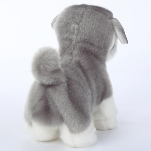 CU-MATE CUMATE Interactive Plush Schnauzer Dog ToyCompanion Robot Dog PetsHandmade Weighted Stuffed AnimalsElectronic Toy with WalkingBarkingWagging TailTalking - Image 5