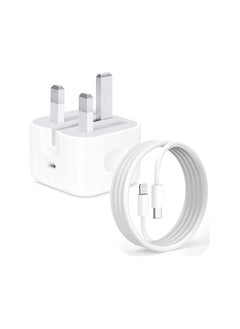 iPhone 20W Fast Charger | USB C Wall Fast Charger with USB C to Lightning Cable 2M Compatible with iPhone 14/14 Pro/14 Pro Max/13/12/SE2020/11/XR/XS Max/X/iPad