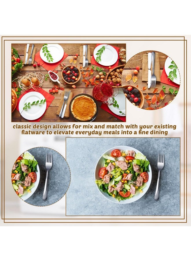 Minatee 100 Pcs Dinner Forks Bulk Set 6.9 Inches Stainless Steel Forks Silverware Flatware Fork Salad Forks Table Fork Mirror Polished for Home Kitchen Restaurant Eating Silverware Utensils - Image 5