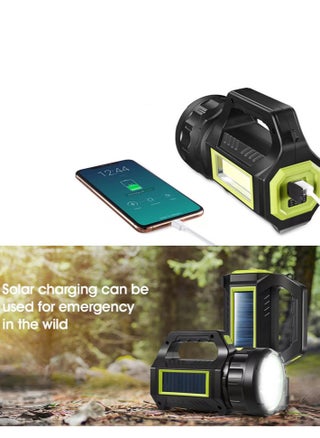 Solar & Rechargeable Camping Lantern,LED Spotlight Flashlight with High Lumen Outdoor Emergency Flashlights for Home,Hiking and Camping, USB Cable - pzsku/Z8C684C7D601CE3A47514Z/45/_/1710221066/ce69532a-a7cb-4815-aa9b-622a3784b201