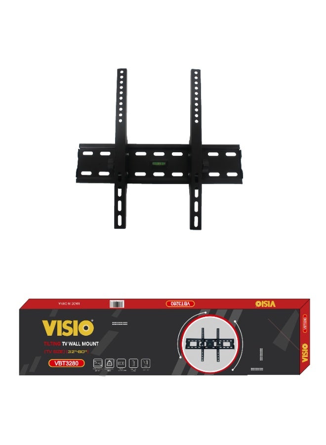 فيسيو حامل حائط مائل للشاشات من فيسيو VBT3280 | مناسب لشاشات 32–80 بوصة | VESA 600x400 مم | إمالة ±15° | فولاذ متين | يتحمل حتى 45 كجم55 - Image 4