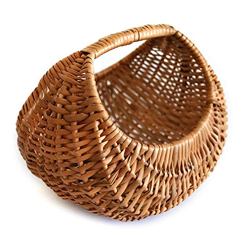 Avika Bamboo Natural Basket for Vegetables,Bread, Fruit, Home Decor, Small, 21 X 14.5 X 10Cm (Natural) - Image 1