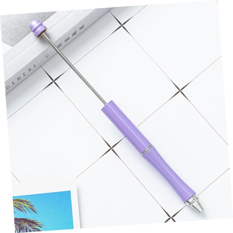 Candy Color Ballpoint Pens Set Of 5 With DIY Beads For School And Office Crafting - Image 4