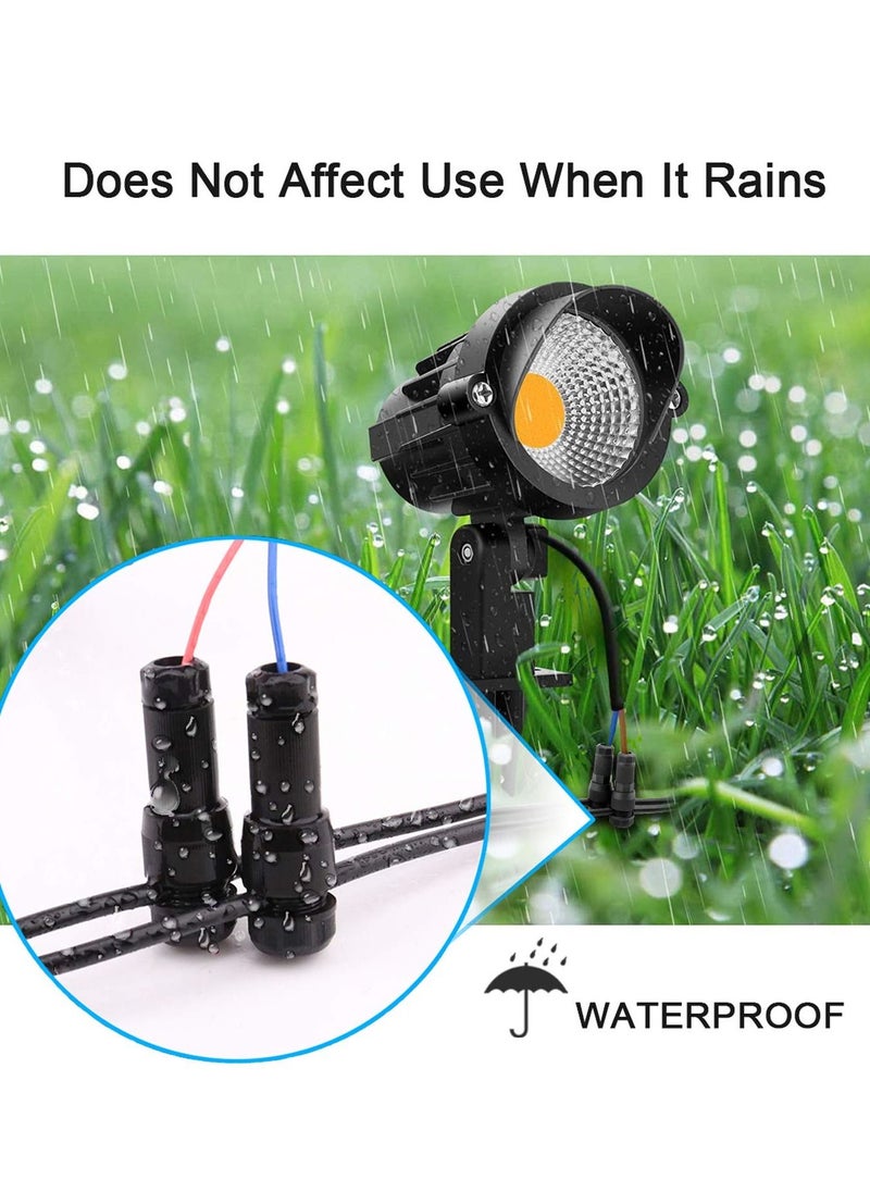 Y&D Low Voltage Wire Connectors AC 13V, Waterproof Landscape Lighting for 12/2 14/2 Gauge Cable, Ideal Outdoor Path Lights, Spotlights, In-Ground Lights(Set of 10)  - Image 5