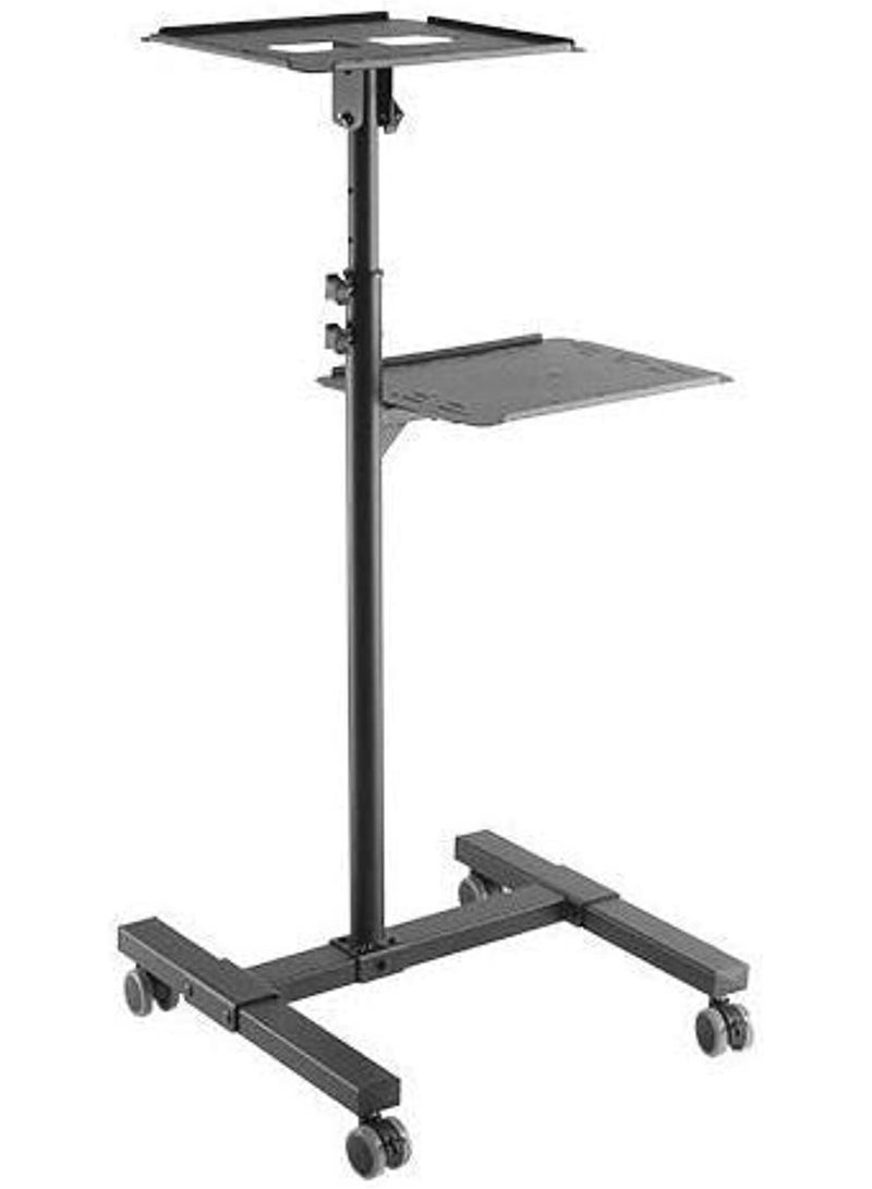 REBENUO Cyber Steel Adjustable Projector and Laptop Floor Stand Trolley - Image 1