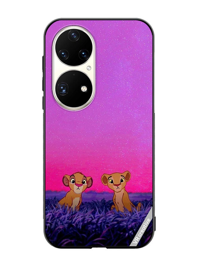 VR CREATIVE Protective Case Cover For Huawei P50 Pro Lion King Design Multicolour - Image 1