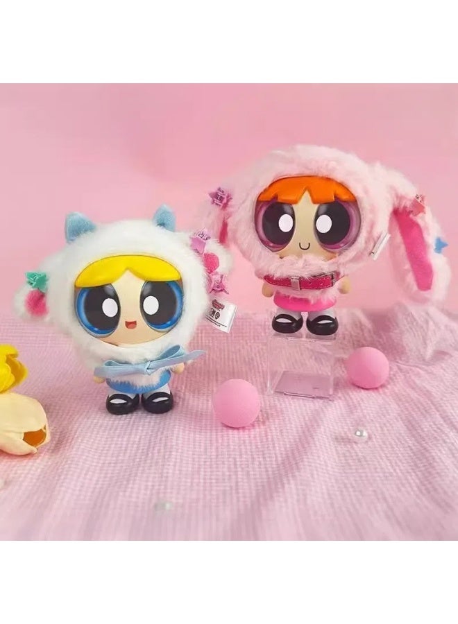general The Powerpuff Girls 2nd Generation Cloak Series Plush Vinyl Doll Pendant Trendy Plush Toys The best gift for family and friends - Image 2