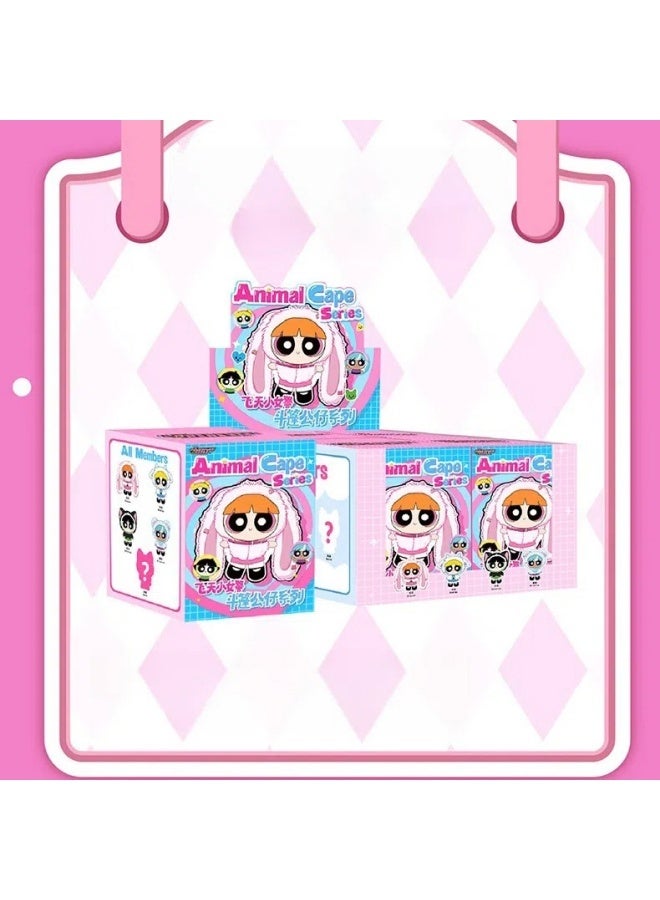 general The Powerpuff Girls 2nd Generation Cloak Series Plush Vinyl Doll Pendant Trendy Plush Toys The best gift for family and friends - Image 1