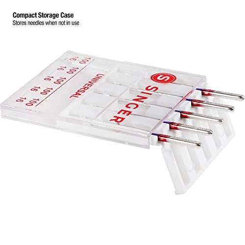 SINGER 04741 Regular Point Needles, Size 100/16, 5 Count - Image 3