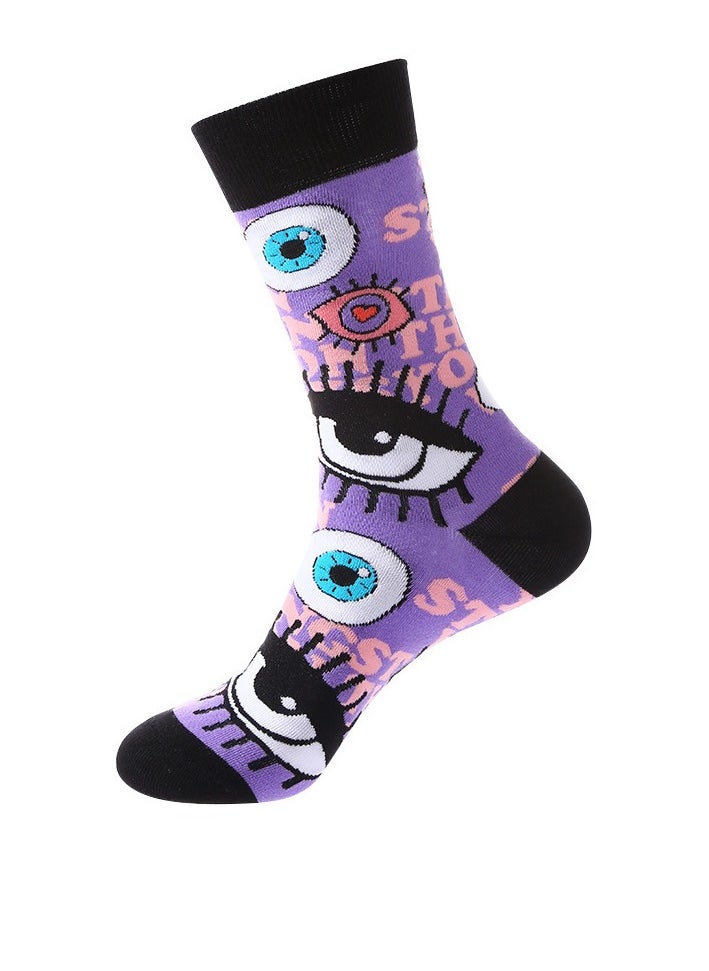 Generic - Unisex Absorb Sweat and Deodorize Socks 3 Pairs High Quality Socks One Size Fits All - Image 1