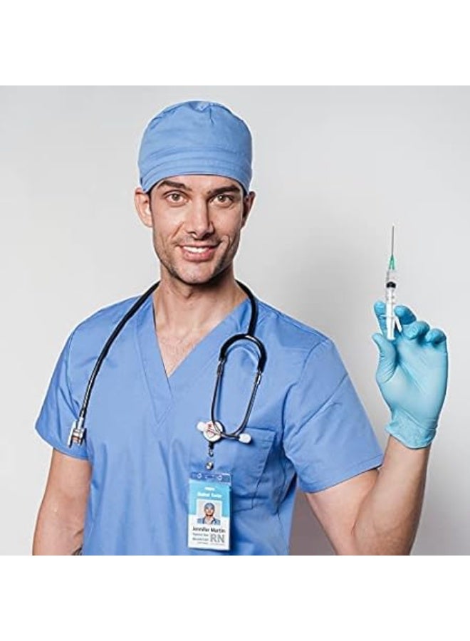 حقنة طبية يمكن التخلص منها 5 مل بإبرة، مختومة بشكل فردي، حقنة معقمة للمختبرات العلمية وطب الاطفال وتوزيع السوائل والري وتغذية الحيوانات الاليفة 10 عبوات - Image 2