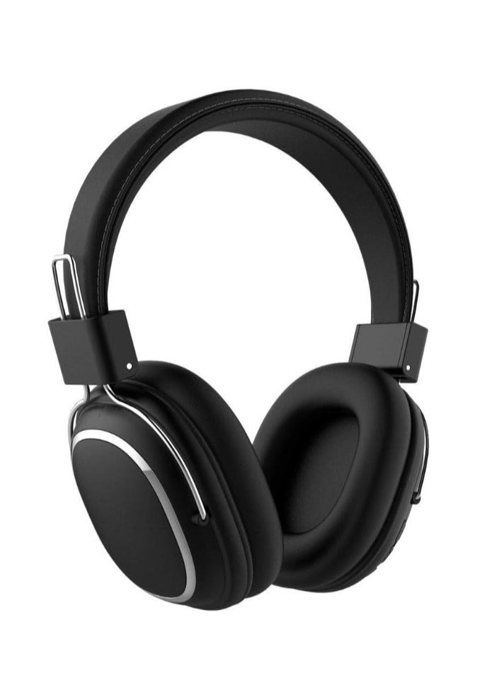Generic - SD-1004 Bluetooth Gaming Headset Computer Surround Wired and Wireless Noise Cancelling with Built-in Mic for Games - Pure Stereo Sound Supports Memory Card - Boys and Girls - Bluetooth Headphones Support AUX Wire Connection Over-Ear Headphone Compatible with Samsung, Sony, Xiaomi, Realme, Huawei, Oppo, iPhone, Android and iOS Phones - Image 1