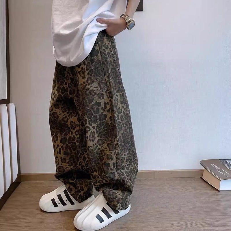 Unisex Classic Denim Jeans Loose Fit Daily Outdoor Wear - Image 3