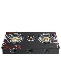 3-Burner Glass Top Gas Stove