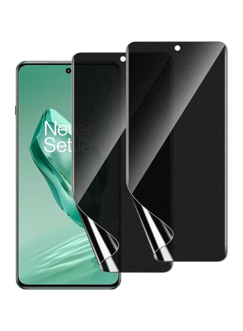 General 2 Pack for OnePlus 12 Matte Privacy Screen Protector, 2 Pack Privacy Screen TPU Film Anti-Scratch Bubble-Free [Support Fingerprint Unlock] for OnePlus 12 5G  - Image 1