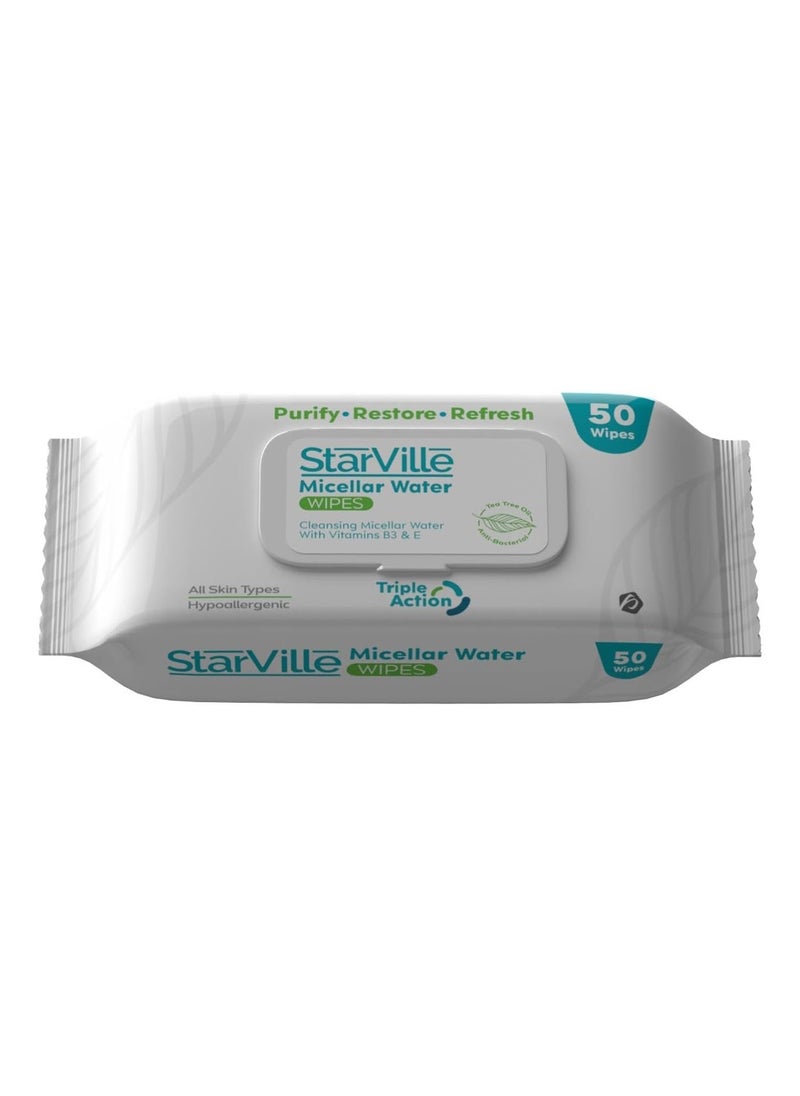 starville Micellar Water Wipes50 