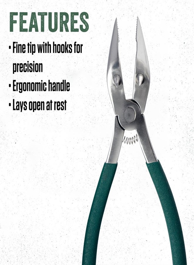 LEM Products SilverSkin Pliers, Pliers for Meat and Game, Stainless Steel, Green - Image 4