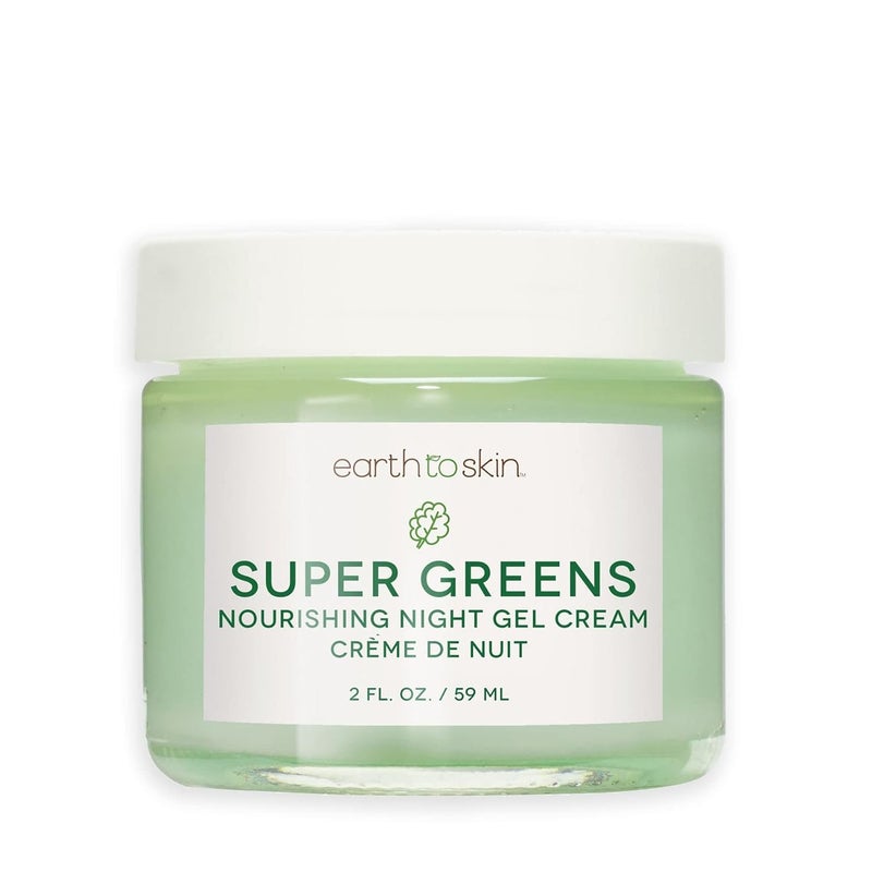 Earth To Skin Super Greens Nourishing Night Gel Cream 20 Fl Oz