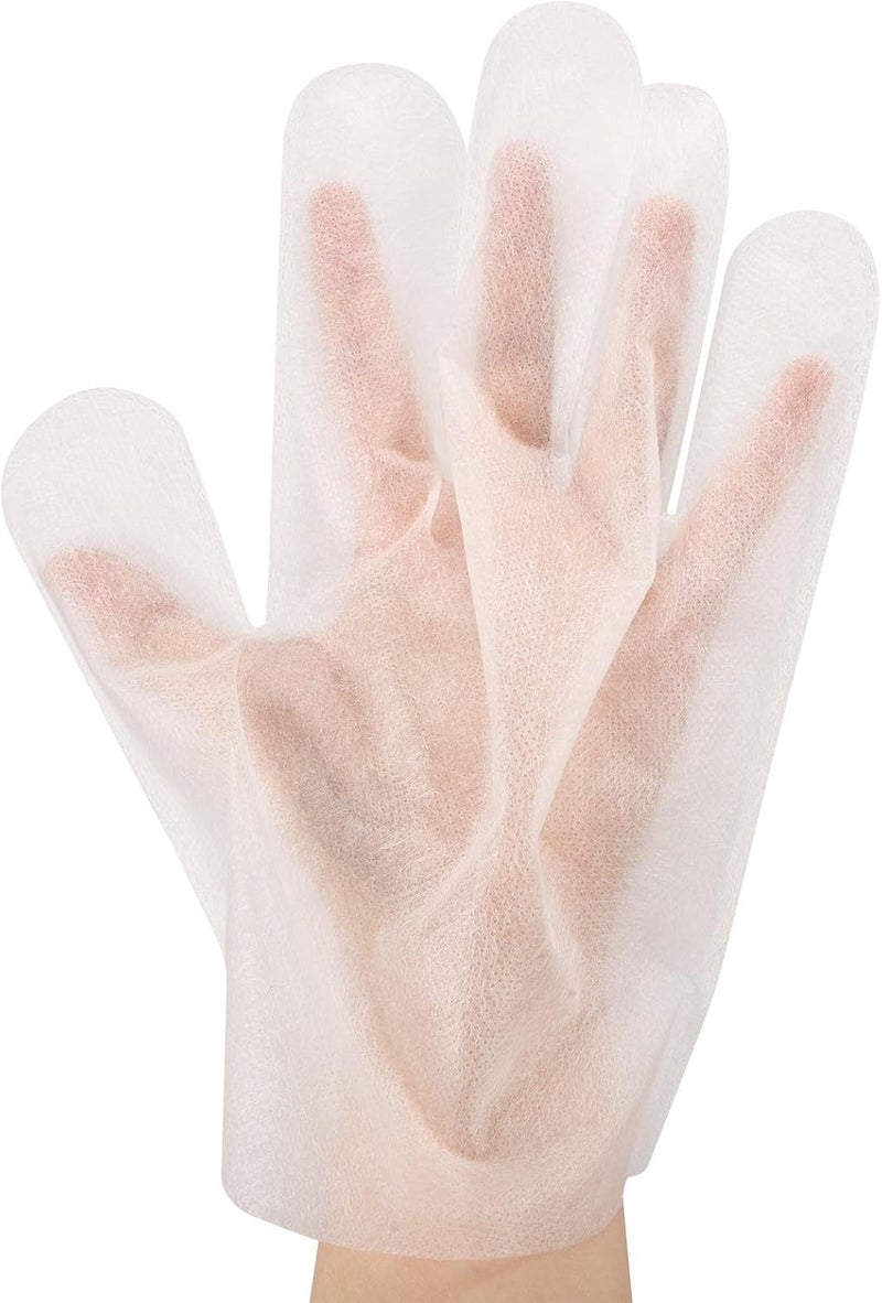 Artibetter Moisturizing Gloves for Dry Hand 50 Pairs Non-Woven Fabric Elastic Gloves for Women Hand Care and Cracked Skin Repair - Image 4