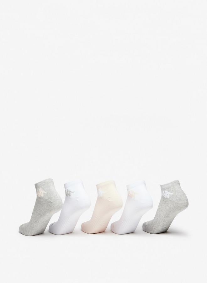 كابا جوارب رياضية بطول الكاحل بتفاصيل شعار - مجموعة من  قطع - Image 3