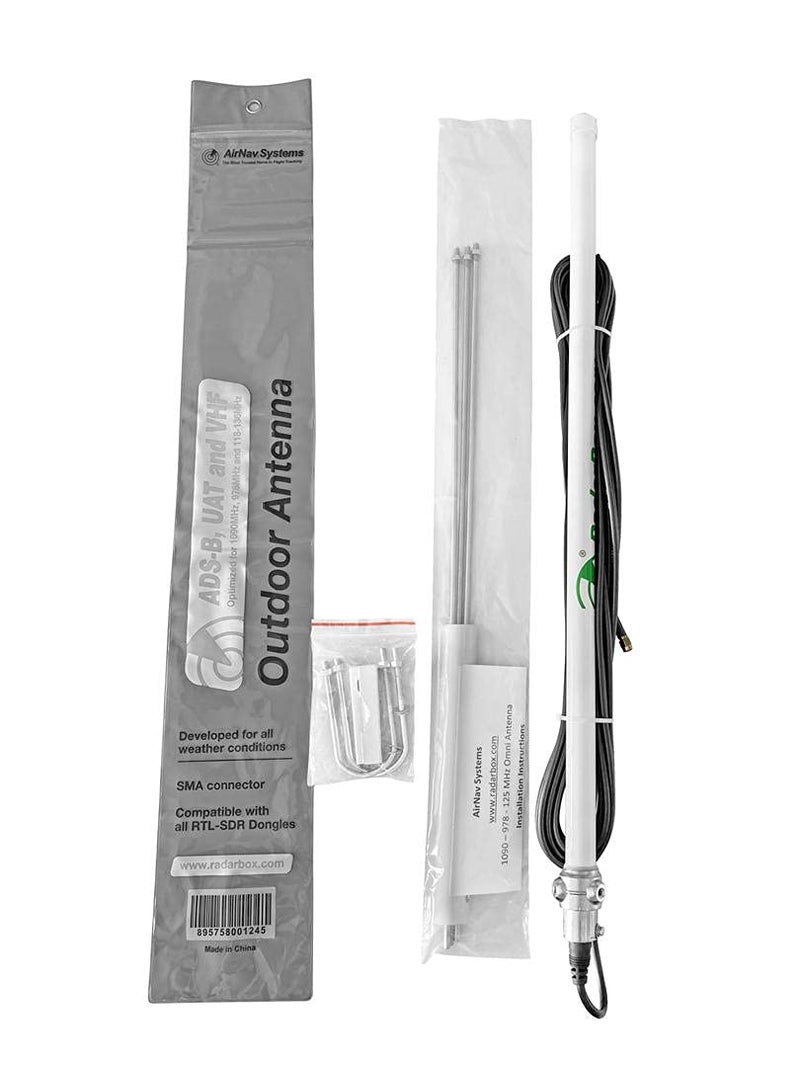RadarBox AirNav Radar ADS-B 1090 MHz, UAT 978 MHz and VHF Airband Outdoor Antenna with SMA Connector - Image 3