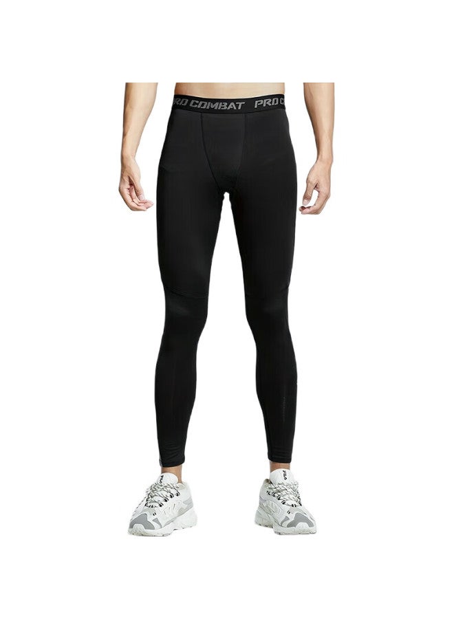 BURUITE Men'S Compression Tights, Quick-Dry, High-Elasticity, Fitness Workout Set, Track And Field Running Suit, Basketball Training Leggings, Compression Stockings - Image 2