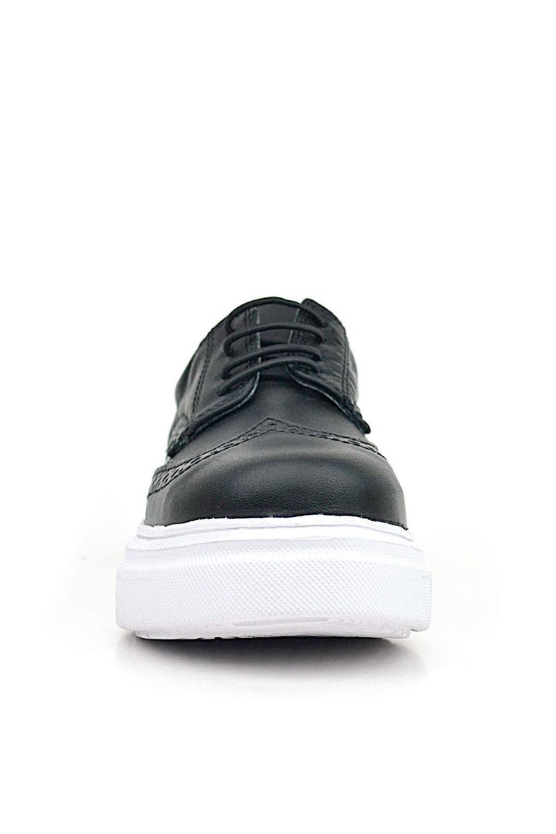 Rakerplus Classic Oxford shoes for children from Raker Plus, made of genuine leather, with a black and white sole. - Image 5