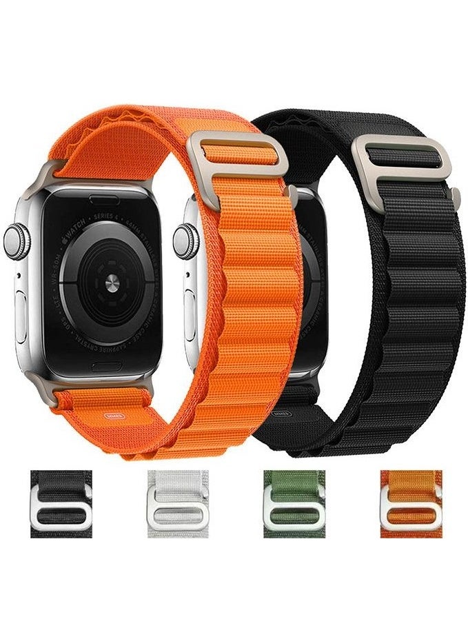 Polham - 38-40-41MM Compatible Alpine Loop Strap for Apple Watch 1,2,3,4,5,6,7,8, Lightweight Stylish Band - Image 1