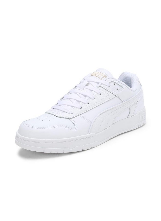 PUMA - Puma Mens Court Shatter Low White-White-Team Gold Sneaker - 7 UK (39984401) - Image 1
