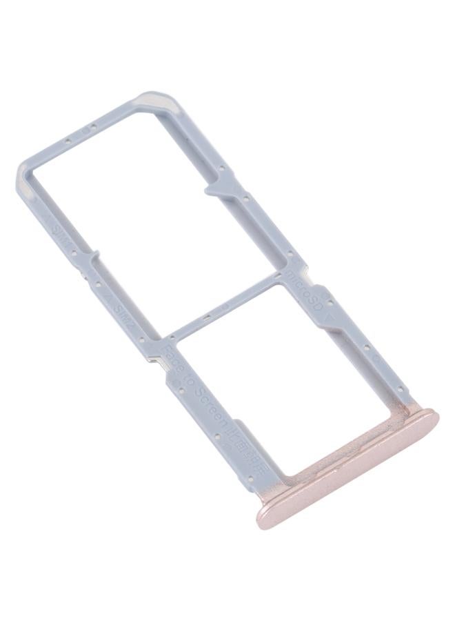 erorex For OPPO Reno7 Z 5G / Reno7 Lite / Reno8 Lite / F21 Pro 5G SIM Card Tray + SIM Card Tray + Micro SD Card Tray (Gold) - Image 2