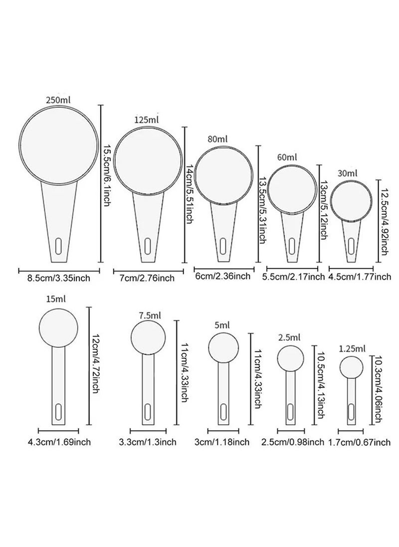 10-Piece Plastic Measuring Cups Black - pzsku/Z8C6976215B4F68D45B4CZ/45/_/1715744578/5c7315ea-8002-4895-a348-ae9b8d58ebf7