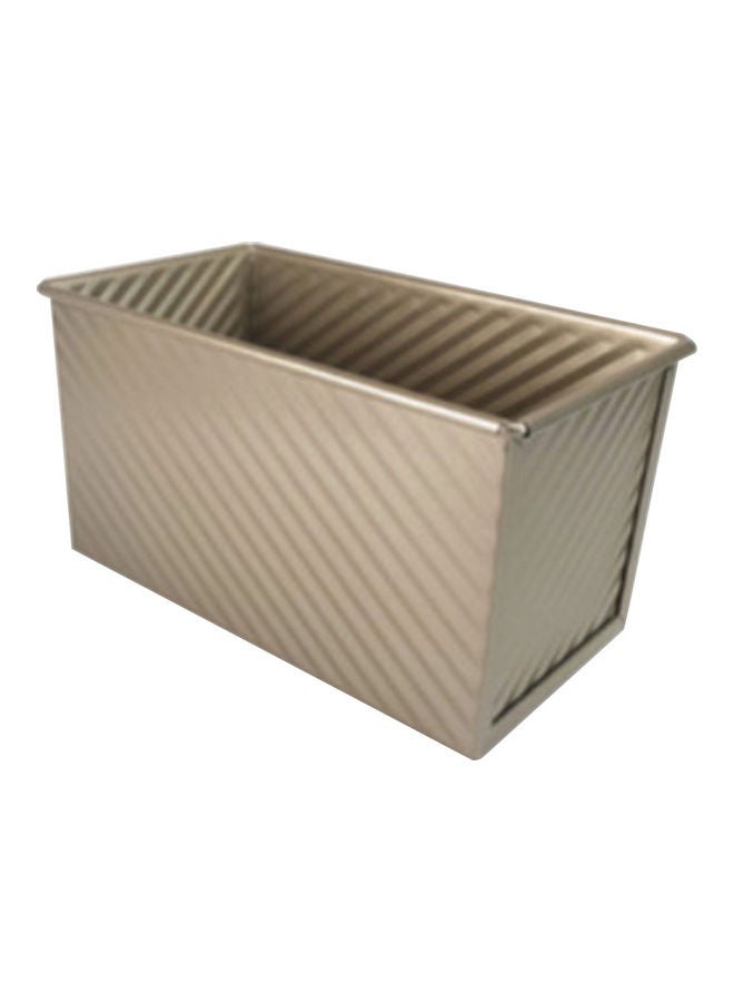 Non-Stick Coating Ripple Bake Bread Mould Gold 20.8x10.2x11cm - Image 1