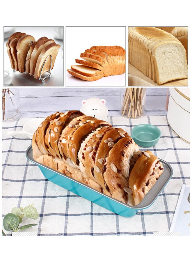 Non-Stick Coating Ripple Bake Bread Mould Gold 20.8x10.2x11cm - Image 5