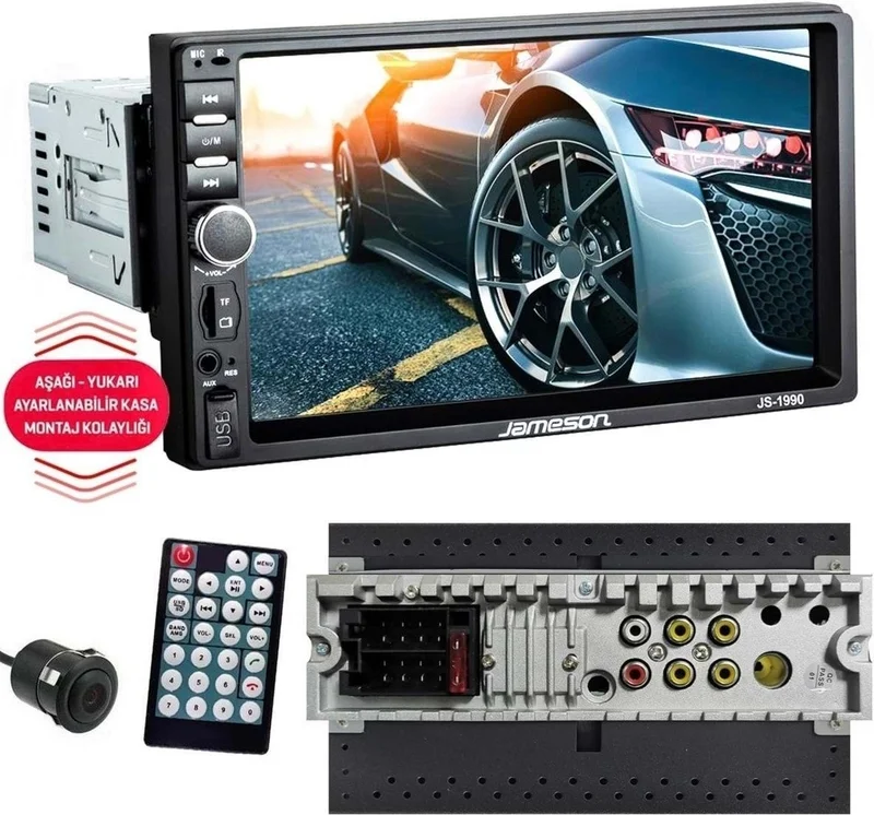 جيمسون 2 Years Double Tape 7" 4X55W Mirrorlink Bt/usb/sd/mp5/aux/fm with Camera Tofas Serial JS-1990 4X55 Watt Do